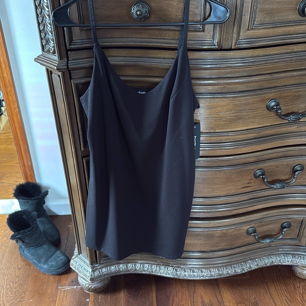BEBE black mini dress